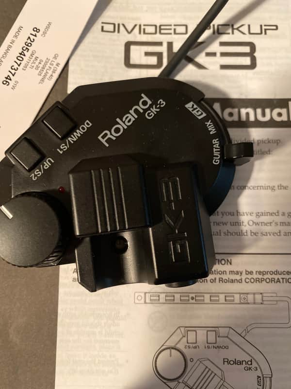 roland gk-3 midi guitar pickup image 1