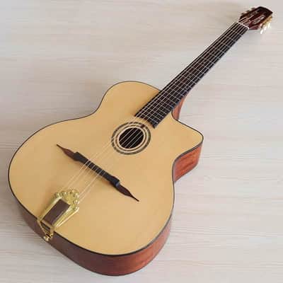 41 Inch Django Gypsy Guitar, Laminated Spruce Top Body, Mahogany Neck