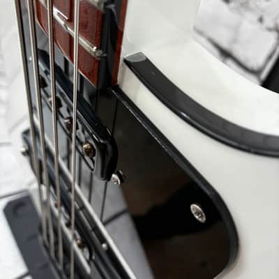 1995 Rickenbacker 4003 4-String - White with Black Hardware/Black Trim image 17
