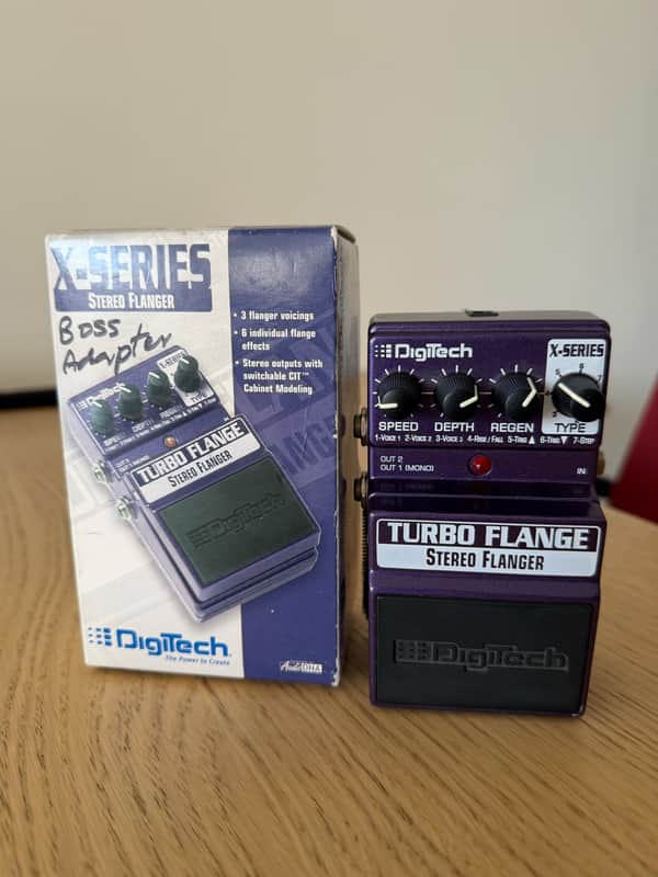 DigiTech Turbo Flange Stereo Flanger 2000s - effect - pedal - stompbox image 1