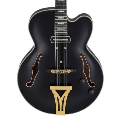 Ibanez PM3CBKL Pat Metheny Signature Hollow Body Guitar - Black image 1