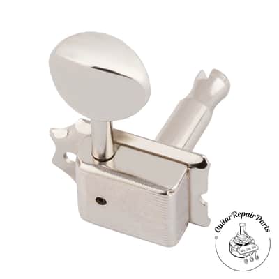 Fender American Vintage Guitar Tuners, Single Line, Staggered 0992074105 Nickel image 3