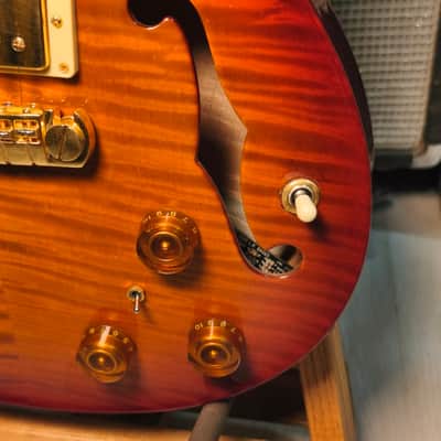 PRS Hollowbody II 2003 Dark Cherry Sunburst for sale or Trade image 8