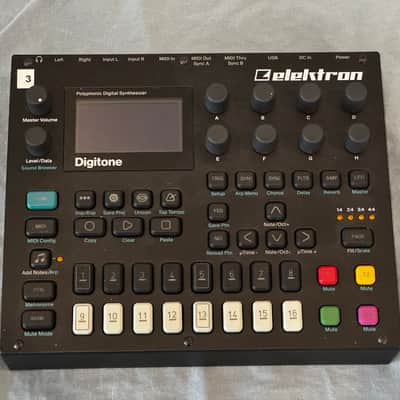 Elektron Digitone 8-Voice Digital Synthesizer 2017 - 2024 - Black