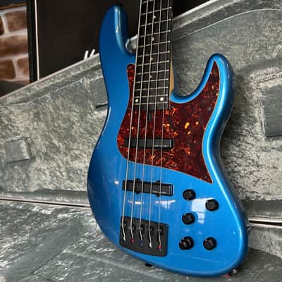 Overwater J Series Contemporary 5-String Metallic Blue 2023 Electric Bass image 15