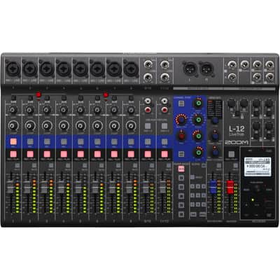 Zoom LiveTrak L-12 - 12-Channel Digital Mixer & Multitrack Recorder image 12