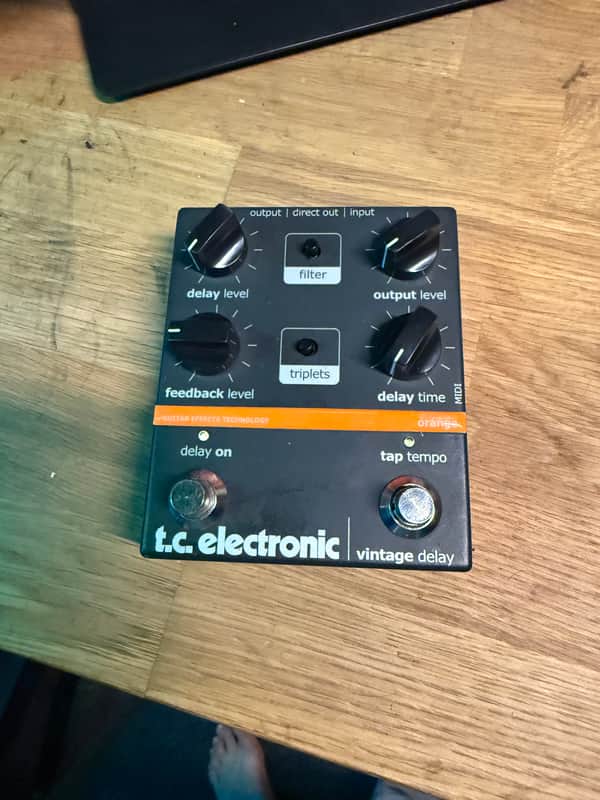TC Electronic Vintage Delay 2010s - Black image 1