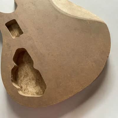 Unfinished Solid Basswood Electric Bass Body DIY Project image 8