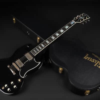 2017 Gibson Custom Shop SG Custom - Ebony | USA Long Neck Tenon 490R 498T Humbucker 3.17kg | CoA OHSC image 25