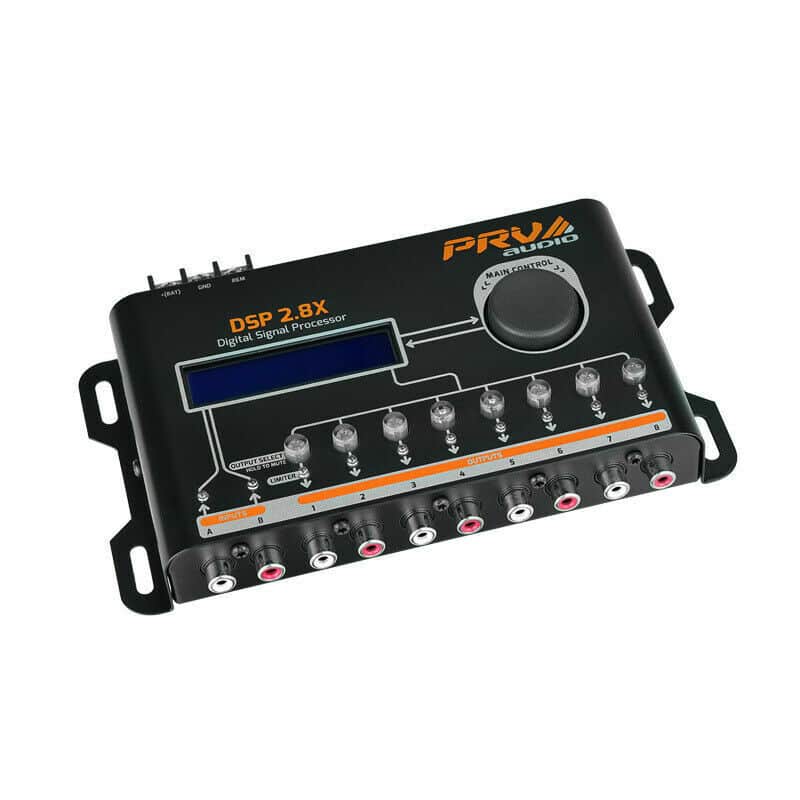 PRV Audio DSP 2.8X Car Digital Signal Processor graphic & parametric equalizer image 1