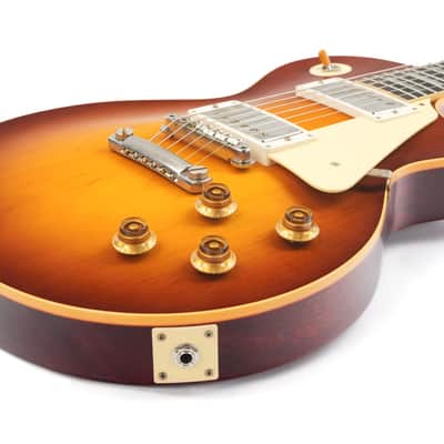 Gibson Custom 1958 Les Paul Standard Reissue Iced Tea Burst VOS image 11