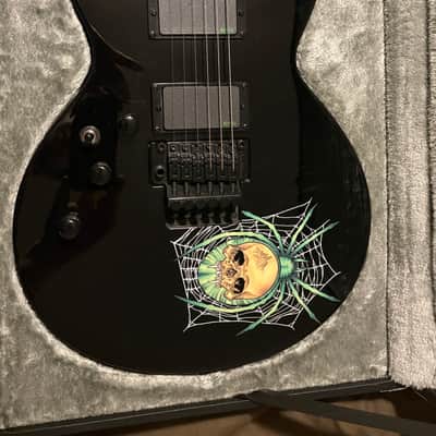 ESP LTD KH-3 Kirk Hammett Signature Spider Left-Handed 2021 - Black with Spider Graphic image 7