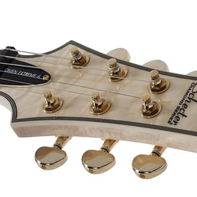 Schecter Omen Extreme-6 Electric Guitar. Gloss Natural image 6