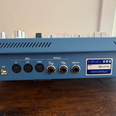 UDO Audio Super 6 Desktop 12-Voice Polyphonic Binaural Analog-Hybrid Synthesizer 2020 - Present - Silver image 8