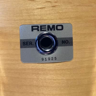 Russ McKinnon's, Remo 14x11.5" Brazilian Marching Snare Drum 1980's - Natural image 5