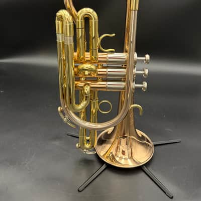 Getzen 800DLX Eterna Deluxe Bb Cornet | Rose Brass Bell | Sterling Silver Leadpipe | Mint image 1