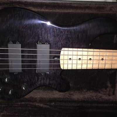 Lakland U.S. Series 55-94 Deluxe 5-String Custom 2015 - Black Transparent image 3