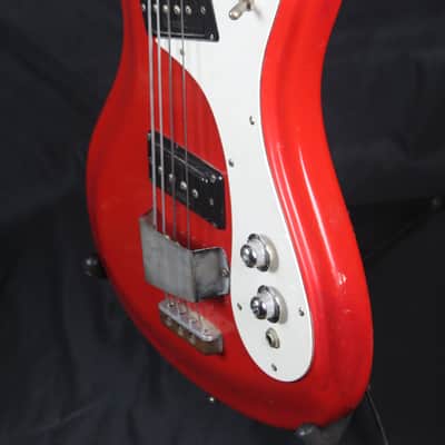 Vintage 1966 MOSRITE VENTURES BASS All Original 30.5 Inch Scale w/ Original Case image 4