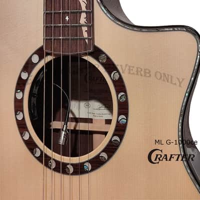 Crafter ML G-1000ce Anniversary all Solid Engelmann Spruce & Rosewood electronics acoustic guitar Bild 11