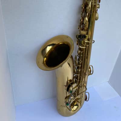 Vintage Silvertone Tenor Saxophone with Mouthpiece, Hard Case – Ready to Play 🎷 image 16