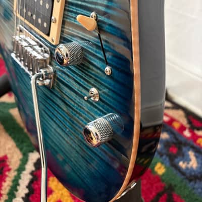 Tom Anderson Drop Top (2015) – Arctic Blue Burst – Flame Maple Top – Mint Condition image 11