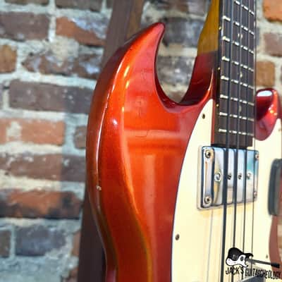 Gibson Melody Maker Short Scale Electric Bass w/ OHSC, Cable & Strap (1968 - Sparkling Burgundy) image 11