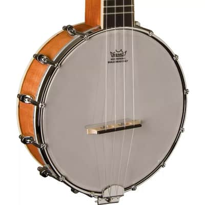 Oscar Schmidt OUB1 Remo Head Mahogany Neck & Back-Side Concert Size 4-String Banjolele Banjo Uke image 3