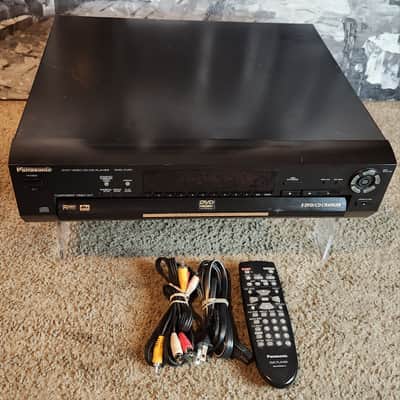 Panasonic Panasonic DVD-CV51  5-disc carousel DVD and CD changer. 2000 - Black image 6