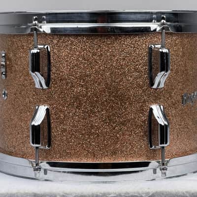 Rogers 20/12/16" 60's Headliner Holiday Drum Set - Champagne Sparkle image 11