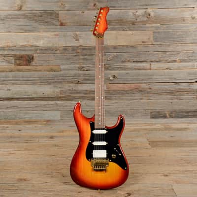 Valley Arts Guitar Custom Pro Steve Lukather Signature Fireburst USED (s306) image 4