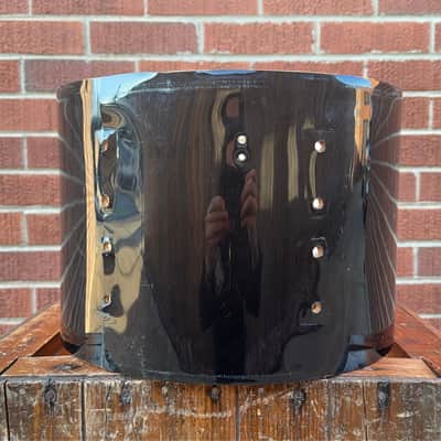 1960s Ludwig 9x13 Pre-Serial Super Classic Tom Drum Shell Black image 4