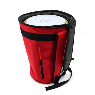 ZAZA - Professional Colorful Doumbek/Darbuka ClassicSize - Bag Carry Case - Premium Nylon Fabric Gig-bag - Red image 10