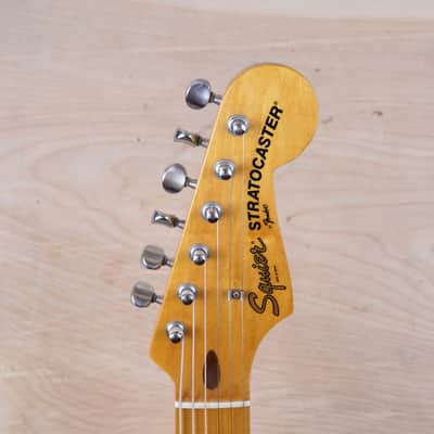 Squier SST-30 Stratocaster MIJ 1985 Black Vintage Fender Japan w/ Bag image 4
