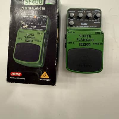 Behringer SF400 Super Flanger Analog Stereo Rare Guitar Effect Pedal + Box image 1