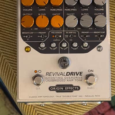 Origin Effects RevivalDRIVE custom Ghosting Overdrive 2010s - Silver/Orange image 1