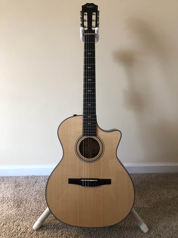 Taylor 314ce-N Nylon Acoustic-electric Guitar  2022 - Natural Sitka image 1