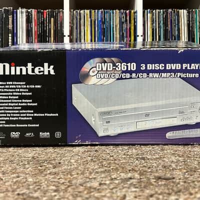 Mintek DVD-3610 3-Disc DVD Player DVD/CD/CD-R/CD-RW/MP3 Silver NEW OPEN BOX ✅ image 2