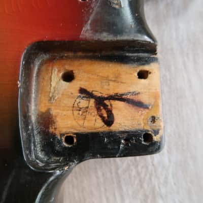 Fender Mandocaster 1964  Original Sunburst Body mando strat  vintage pre cbs mandolin image 4