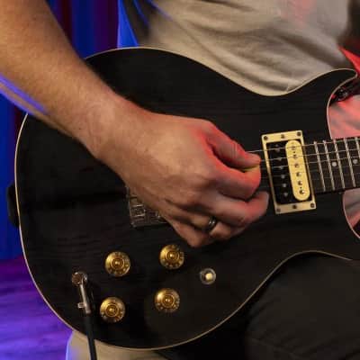 Washburn H10TB Wing Series Hawk Electric Guitar. Trans Black image 7