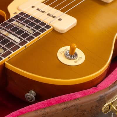 Gibson Custom Shop 1956 Les Paul Goldtop Reissue Murphy Lab Ultra Light Aged Electric Guitar, Rosewood Fingerboard, Double Gold image 7