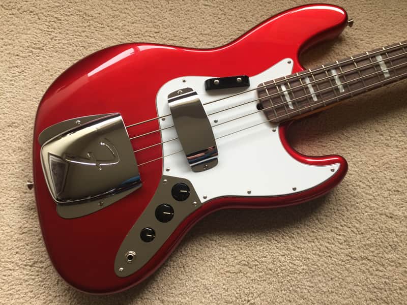 Fender 50th Anniversary Jazz Bass 2010 Candy Apple Red image 1