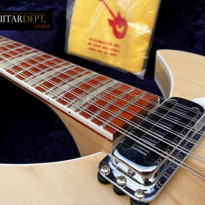 ♚ PRISTINE ♚RARE♚Vintage 1995 RICKENBACKER 360 V64 12 String ♚ MAPLEGLO ♚C63♚ TOASTERS♚30 Yrs! image 10