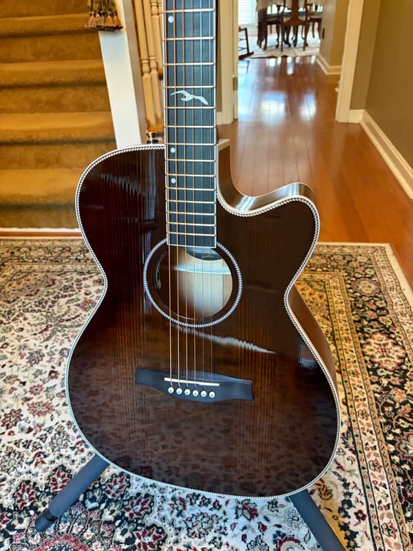 Seagull Artist Mosaic Concert Hall CW GT EQ 2020s - Bourbon Burst