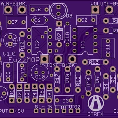 FuzzMOP - Build your own vintage Op-Amp Muff style fuzz pedal! image 1