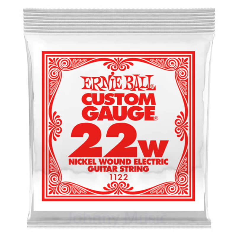 .022w Custom Gauge Electric Guitar Single String Nickel Plated Wound On Tin Plated Steel Hex Core image 1