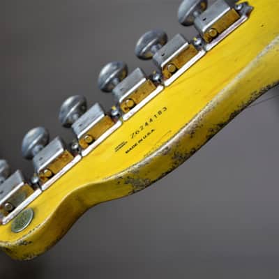 American Fender Telecaster Custom Heavy Relic Green Sparkle image 15