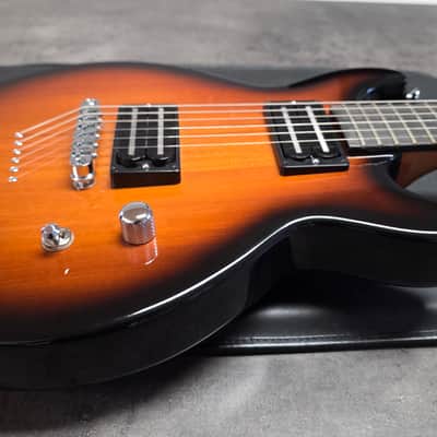 Jackson JJ2 Scott Ian Signature 2001 Custom Shop Made In USA Tobacco Burst Sunburst American Pre-Fender Les Paul Jr Junior DC Body image 11