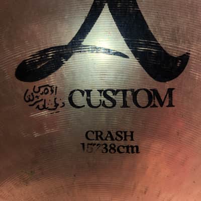 Zildjian Avedis “A” Custom 15” Crash Cymbal 2005-2017 - Brilliant Custom Crash Cymbal image 2
