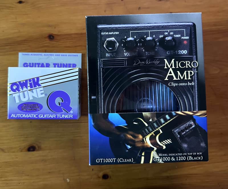 Dean Markley GT1000T (Clear) Micro Amp 2010's - Clear, free guitar tuner with purchase image 1