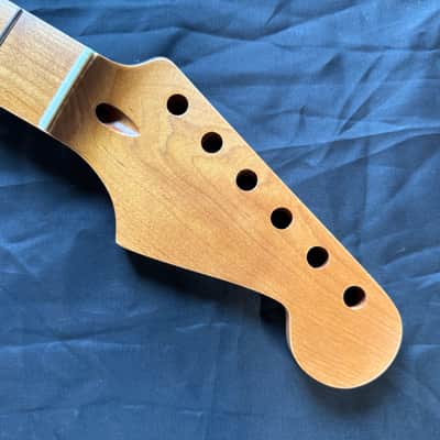 BMC Guitar Neck Strat® Stratocaster® 22 Fret Roasted Maple With Maple Fingerboard Nitro Lacquer Rounded Fret Ends 2026 - 9.5 Radius   [SN101] image 2